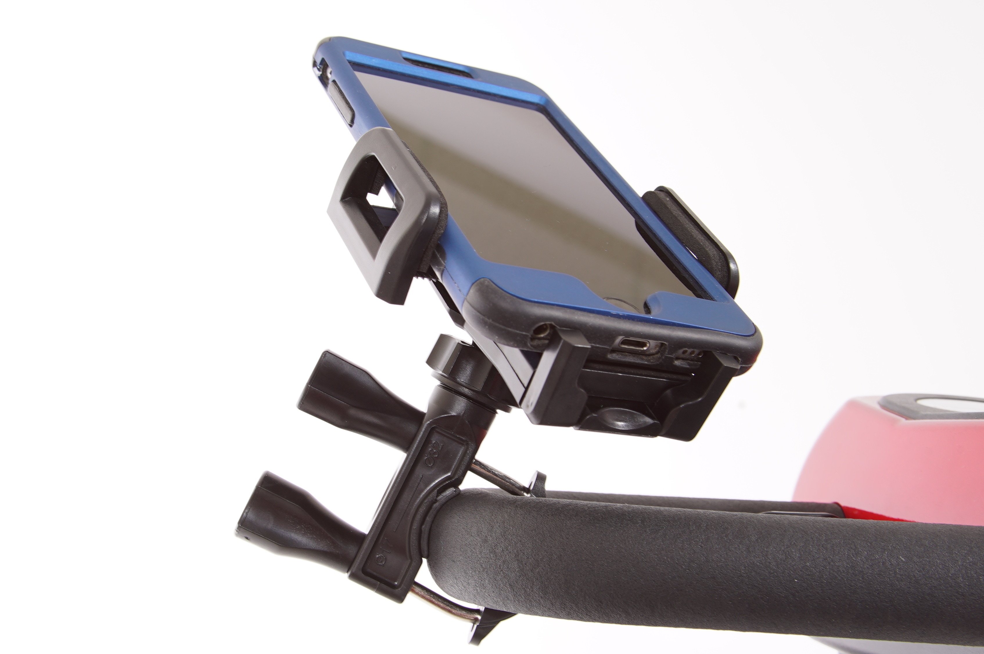 Scooter Cell Phone Holder at Fits all scooters.